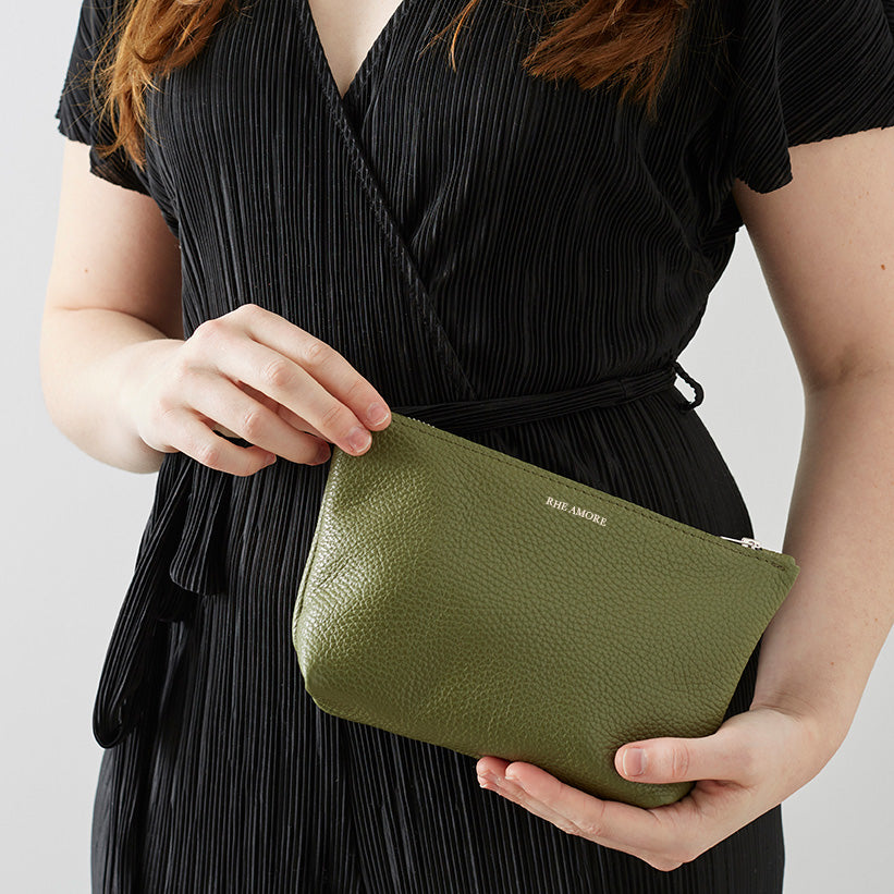 Leather Zipped Pouch