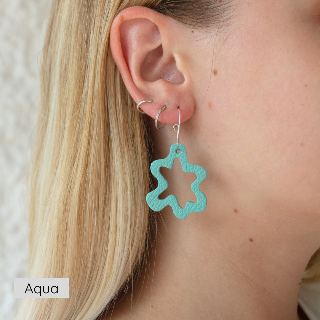 Wave Statement Hoop Earrings