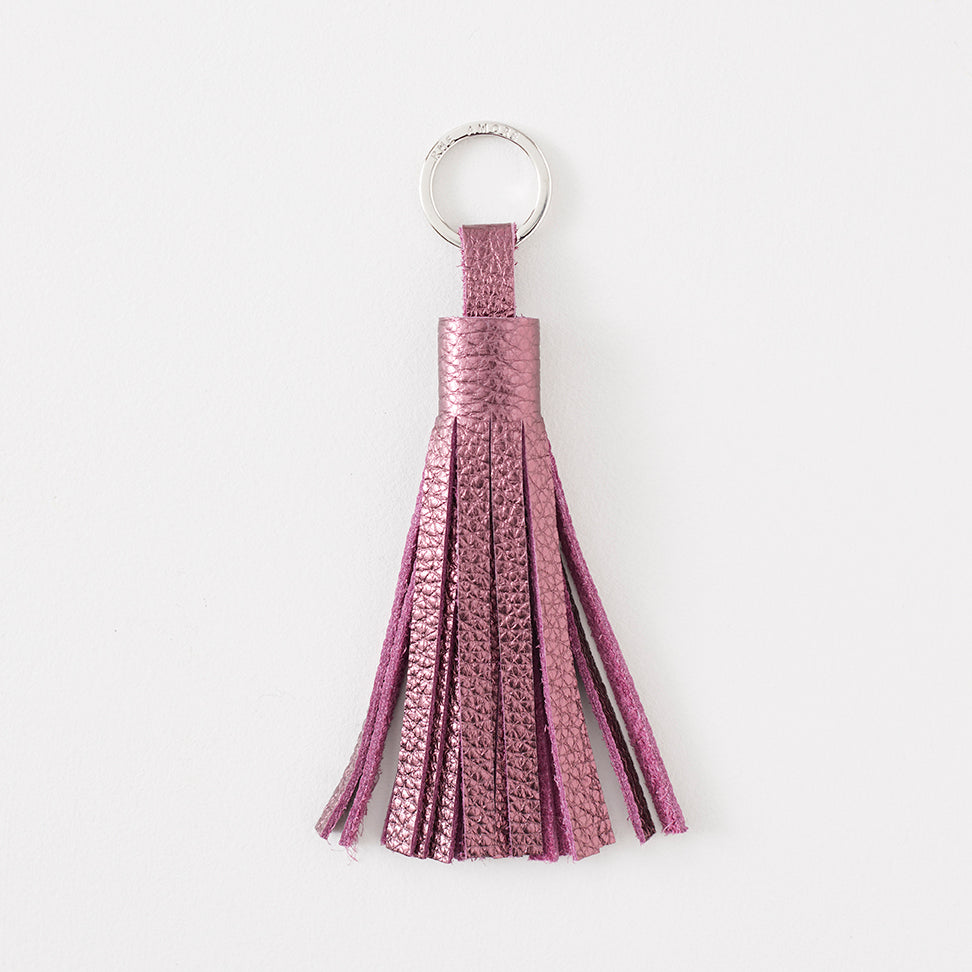 Metallic Leather Tassels