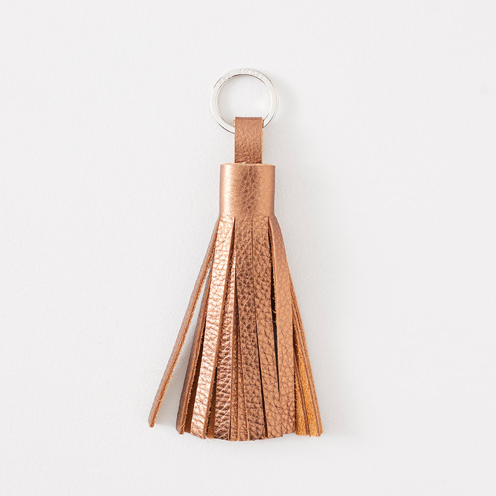 Metallic Leather Tassels