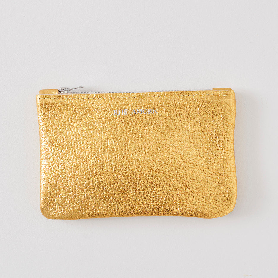 Metallic Leather Purse