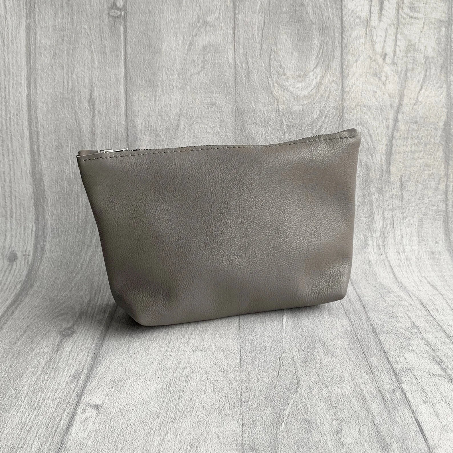 Zipped Leather Pouch