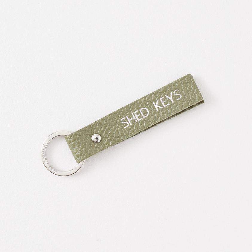 Personalised Leather Keyring