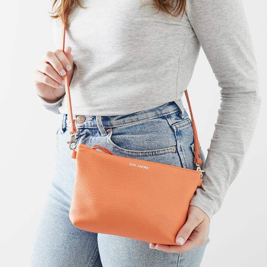 Colourful Leather Crossbody Bag