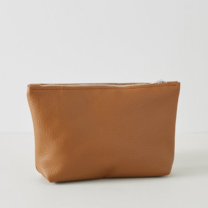 Zipped Leather Pouch