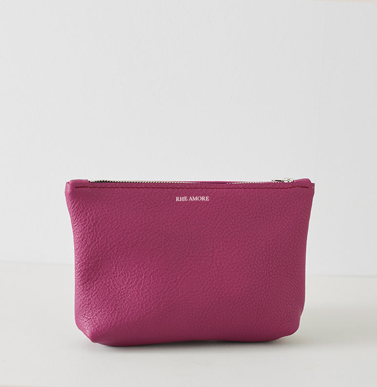 Zipped Leather Pouch