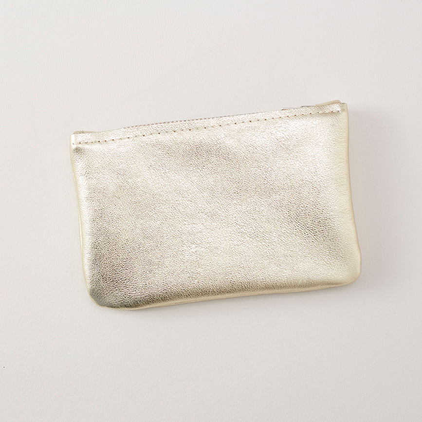 Metallic Leather Purse