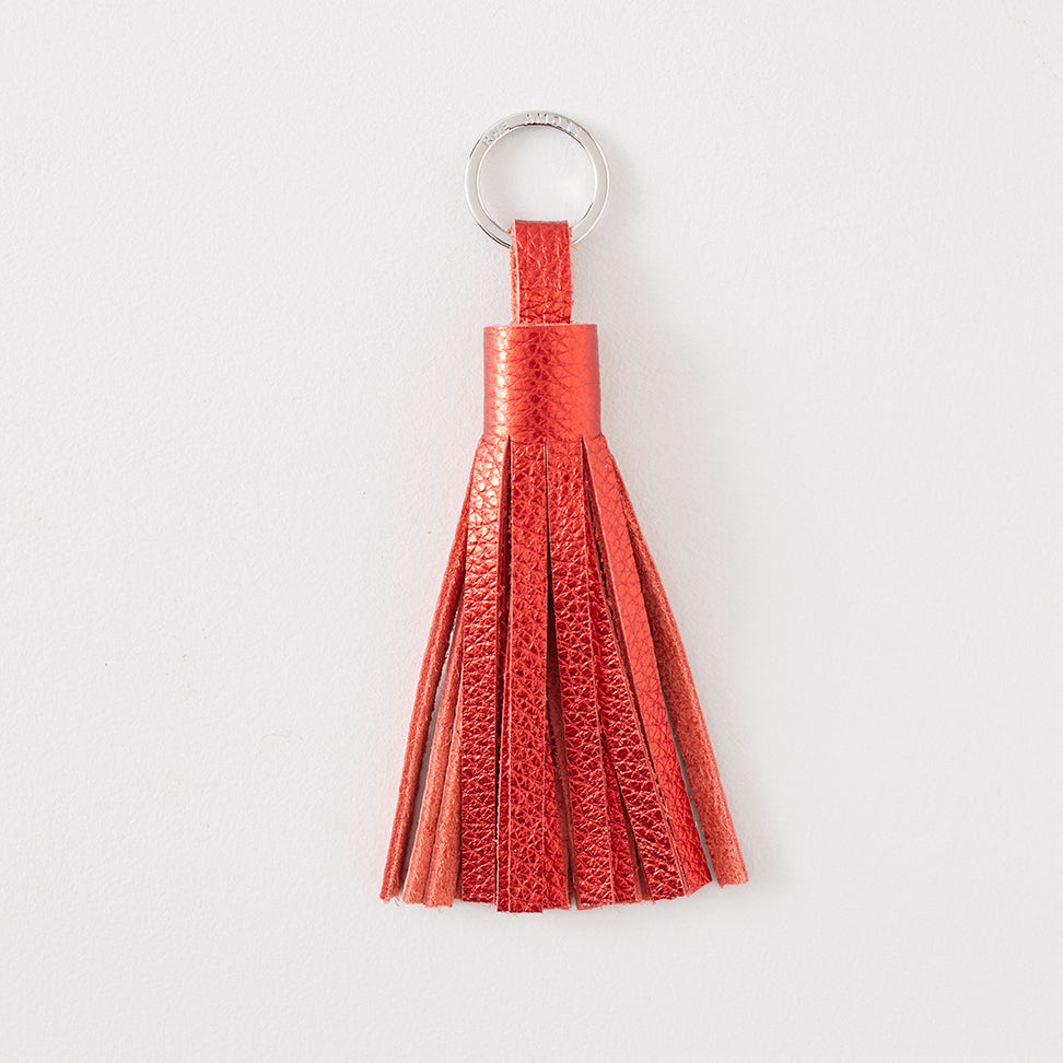 Metallic Leather Tassels