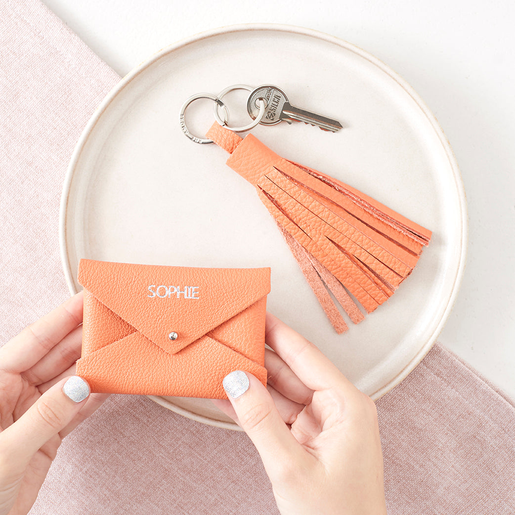 Personalised Leather Card Holder